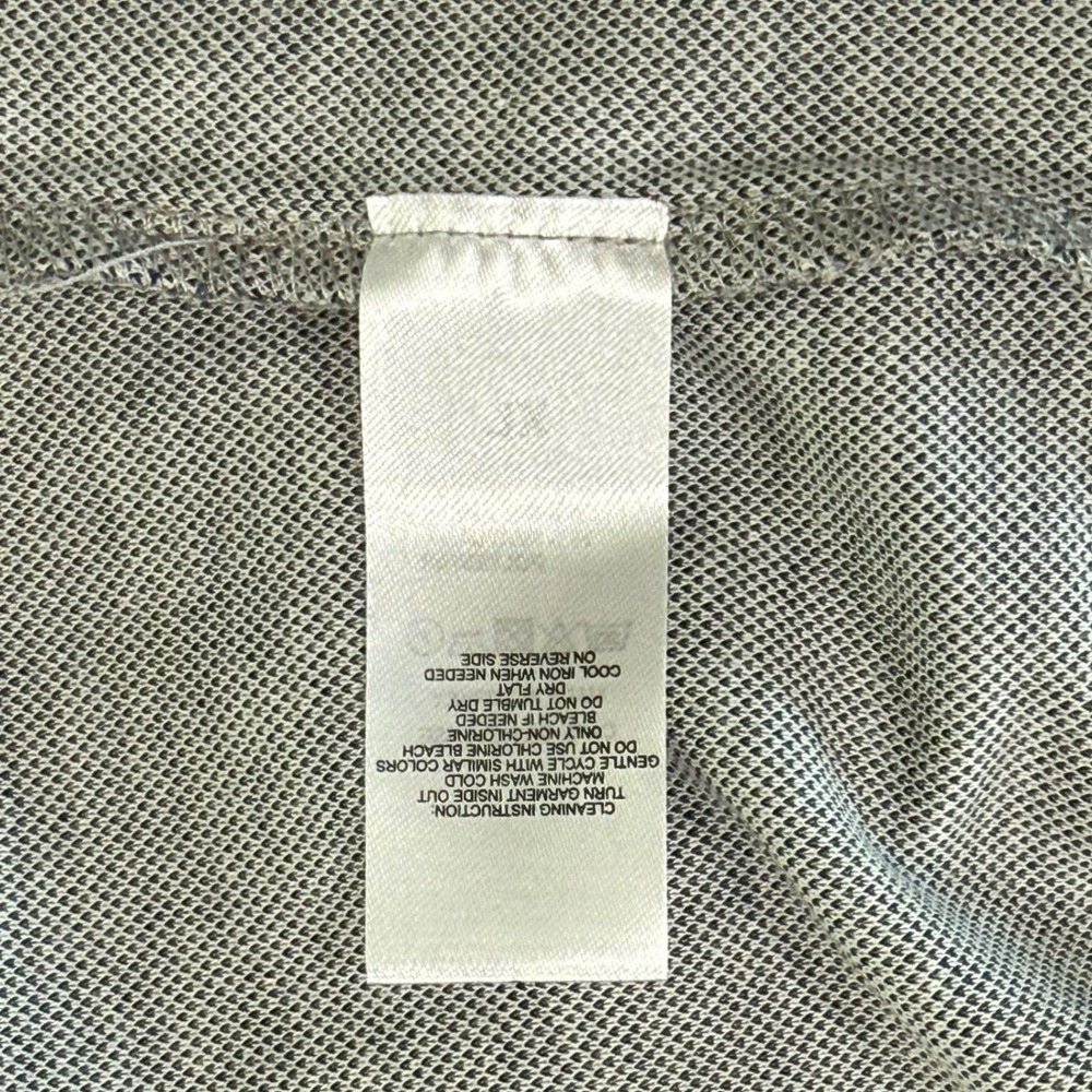 Luchiano Visconti Mens Steal Grey Polo Shirt Navy Collar FP-5017 XL NWT Preppy - Picture 5 of 11